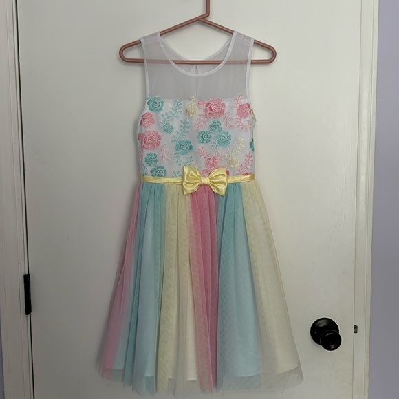 Darling Pastel Tulle Easter Dress (7) 👗 - Picture 1 of 4